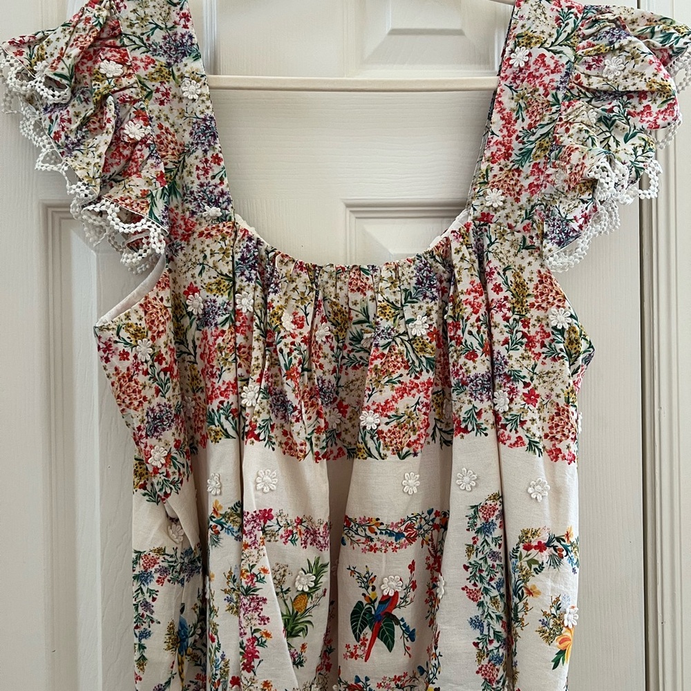 FARM Rio Multicolor Floral Blouse - Picture 4 of 5